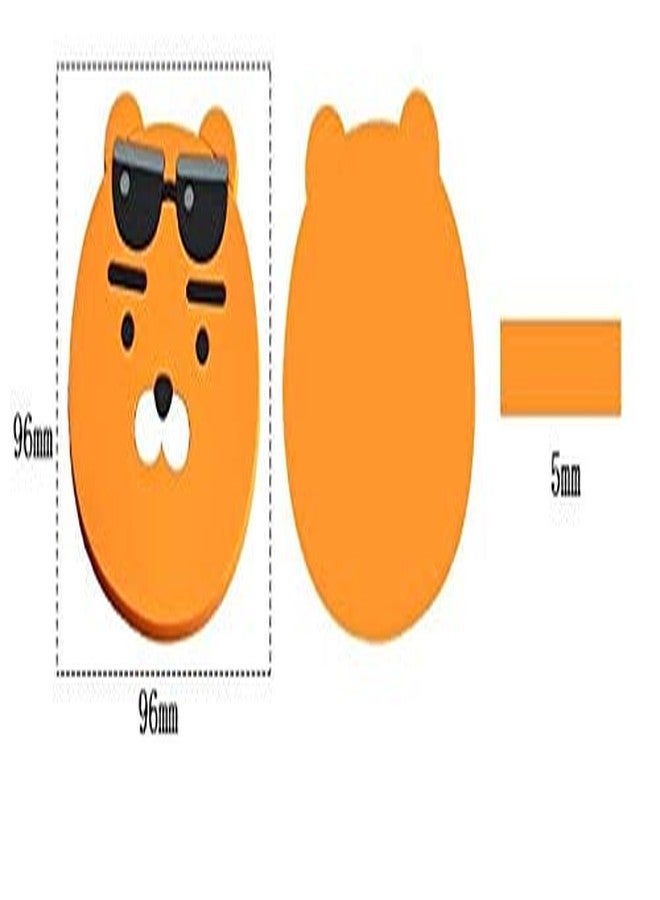 UNIQUE CART 5PCS Silicone Coaster Colorful Animal Coaster Cup Mat for Drinks Durable Non-Slip Hot Pads Protection Furniture Damage for Home and Kitchen Use. - Image 2